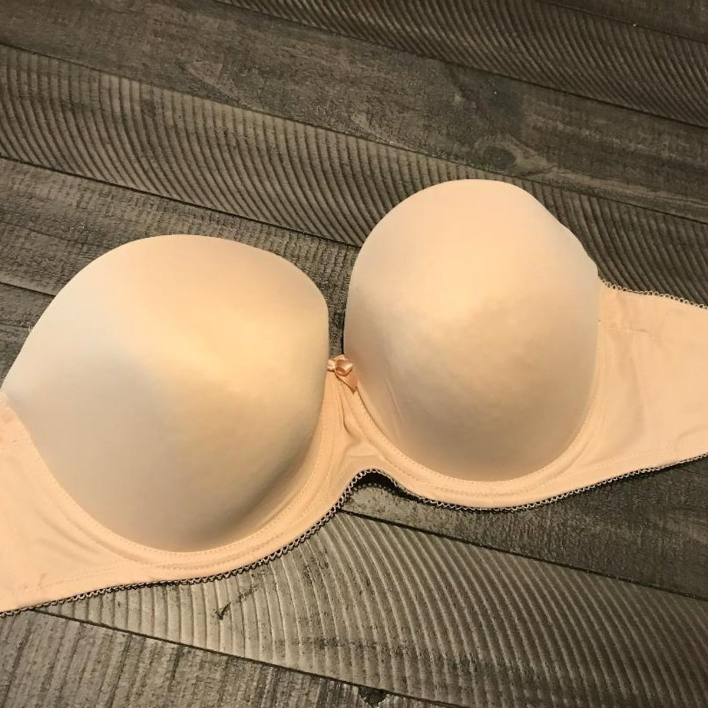 FREYA NUDE STRAPLESS BRA SIZE 28G